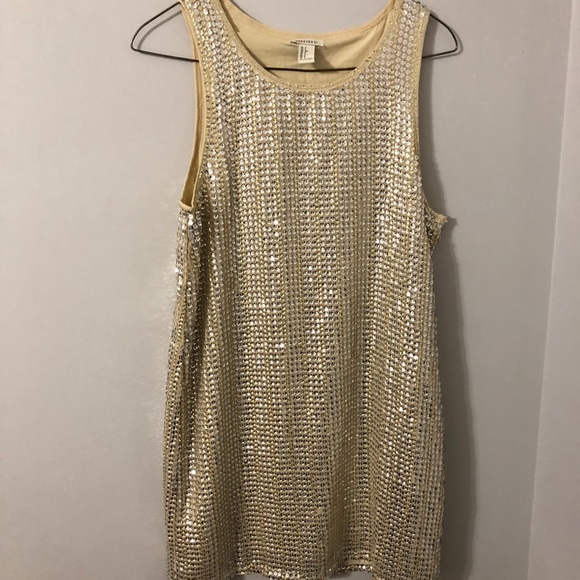 ✨Gold sequin shift dress ✨ - Picture 3 of 5